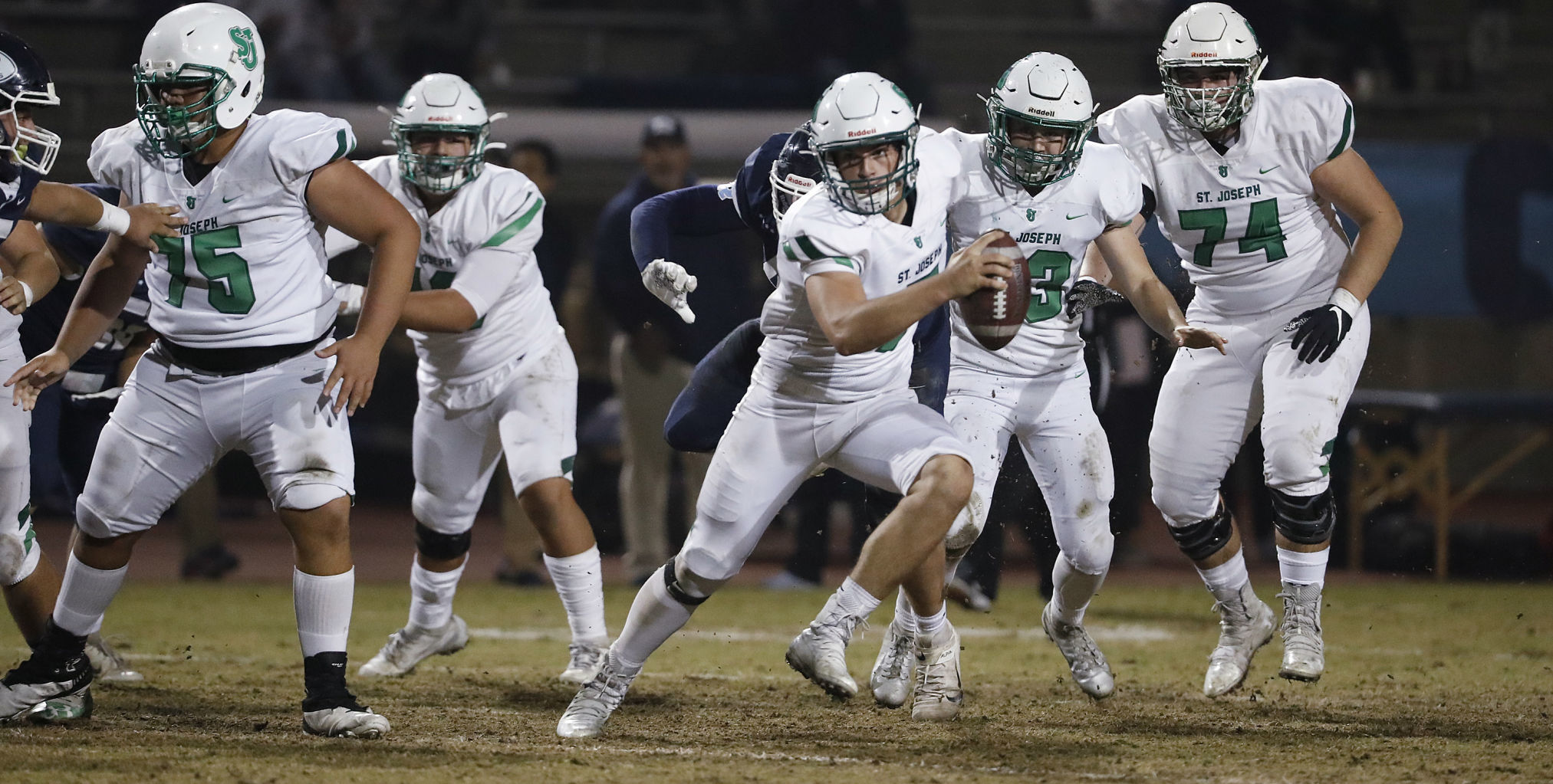 St. Joseph versus Redwood CIF Football Matchup